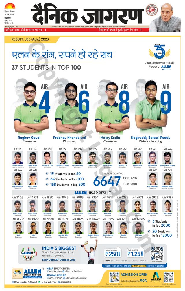 Dainik Jagran Fatehabad