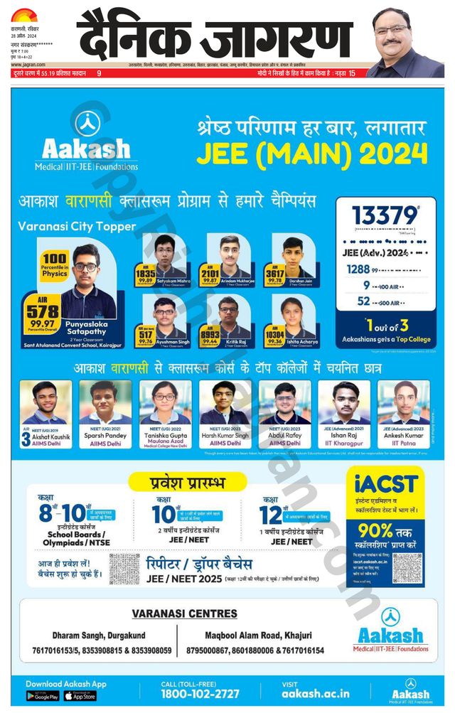 Dainik Jagran Mirzapur