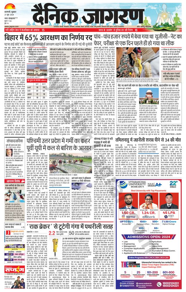 Dainik Jagran Mirzapur