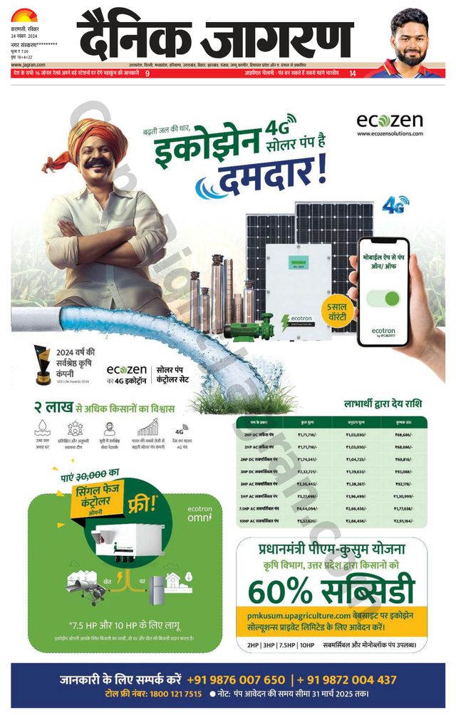 Dainik Jagran Sonbhadra