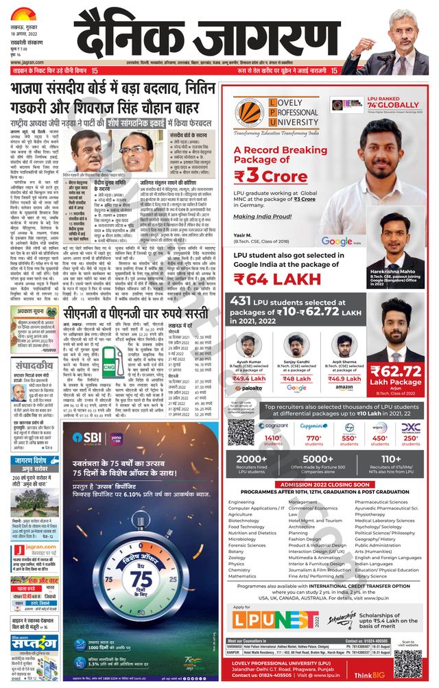 Dainik Jagran Raibareilly