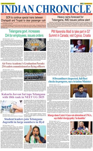 Indian Chronicle  Cover - June 14, 2025 Edition