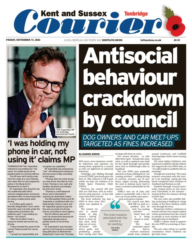 Kent and Sussex Courier – Tonbridge