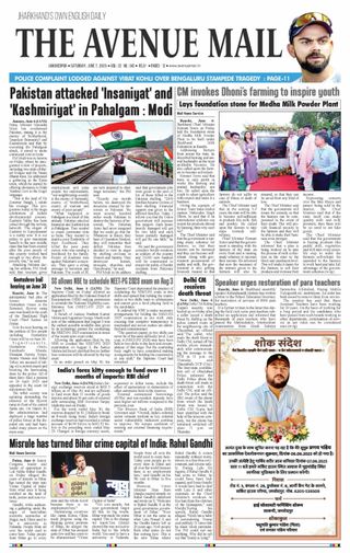 The Avenue Mail  Cover - June 07, 2025 Edition