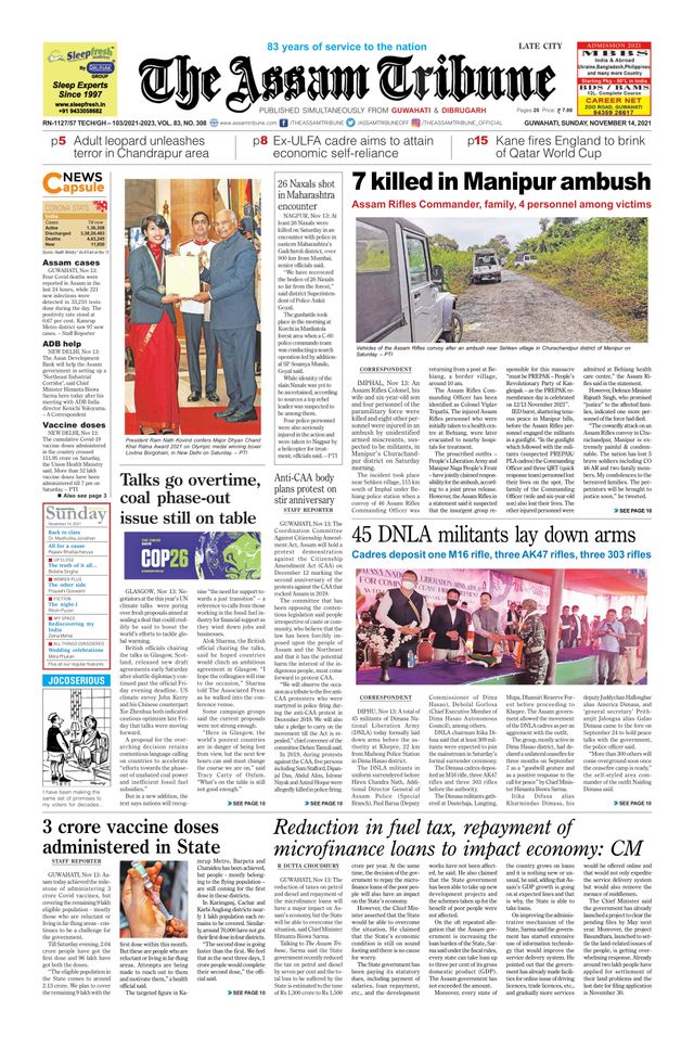 The Assam Tribune