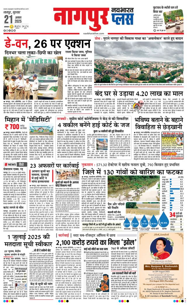 Navabharat Nagpur Metro Plus