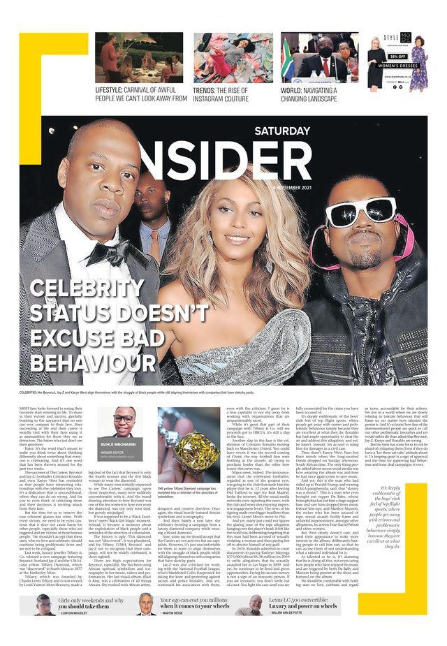 Saturday and Sunday Insider