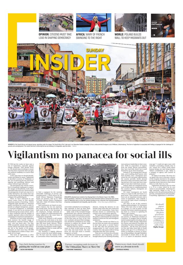 Saturday and Sunday Insider