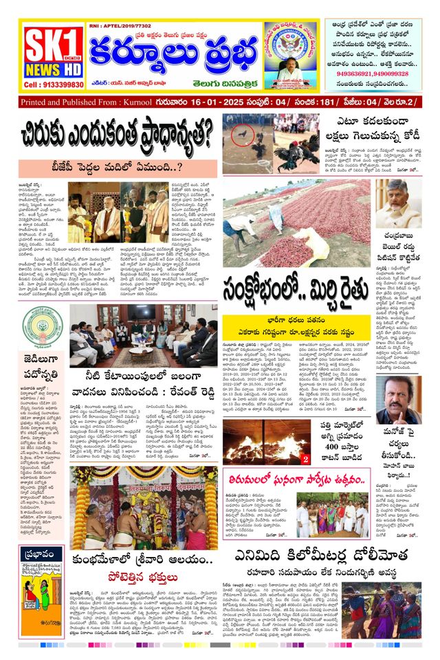 KURNOOL PRABHA