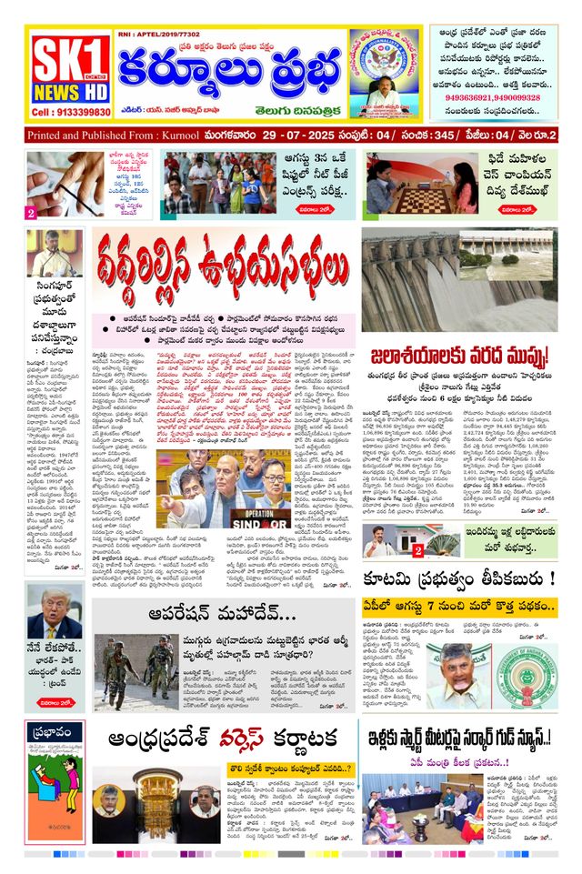 KURNOOL PRABHA