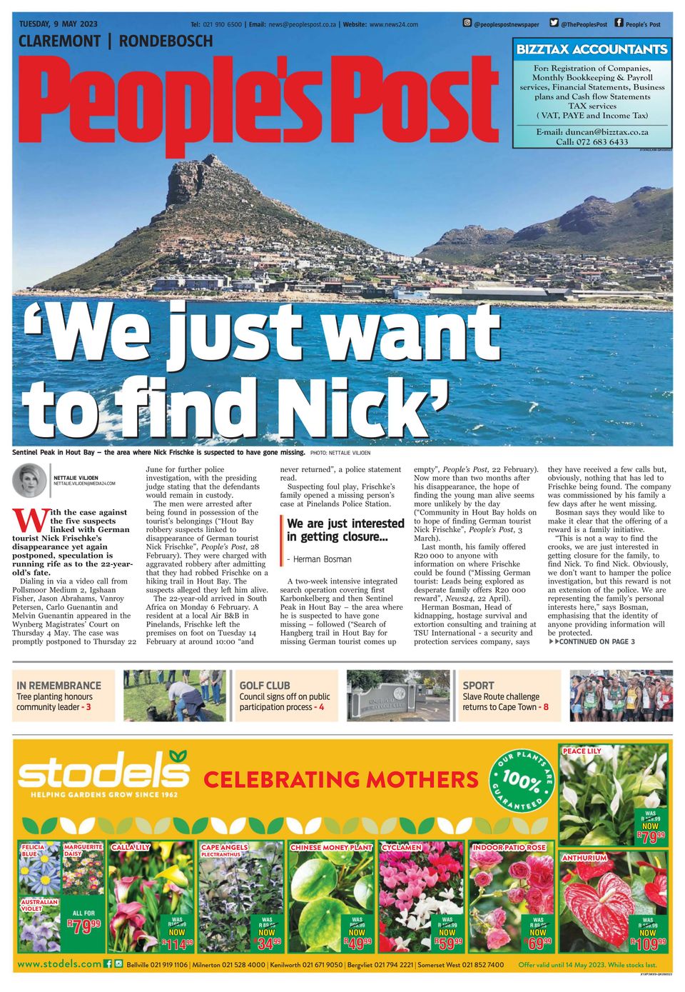 People’s Post Claremont & RondeboschMay 09, 2023 Newspaper