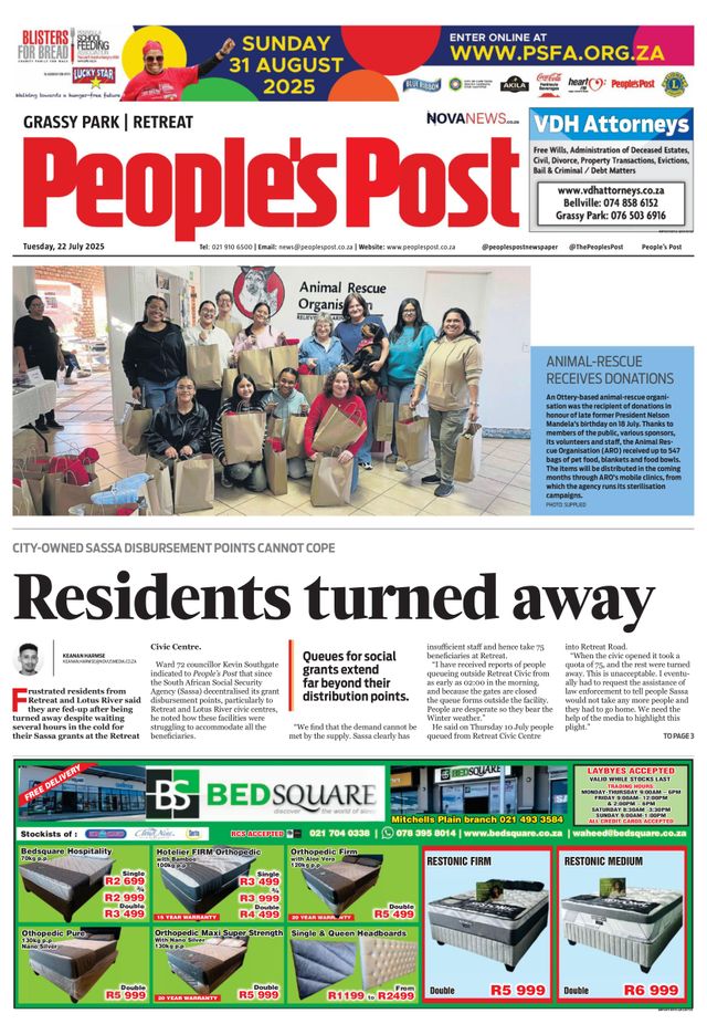 People’s Post Grassy Park & Retreat