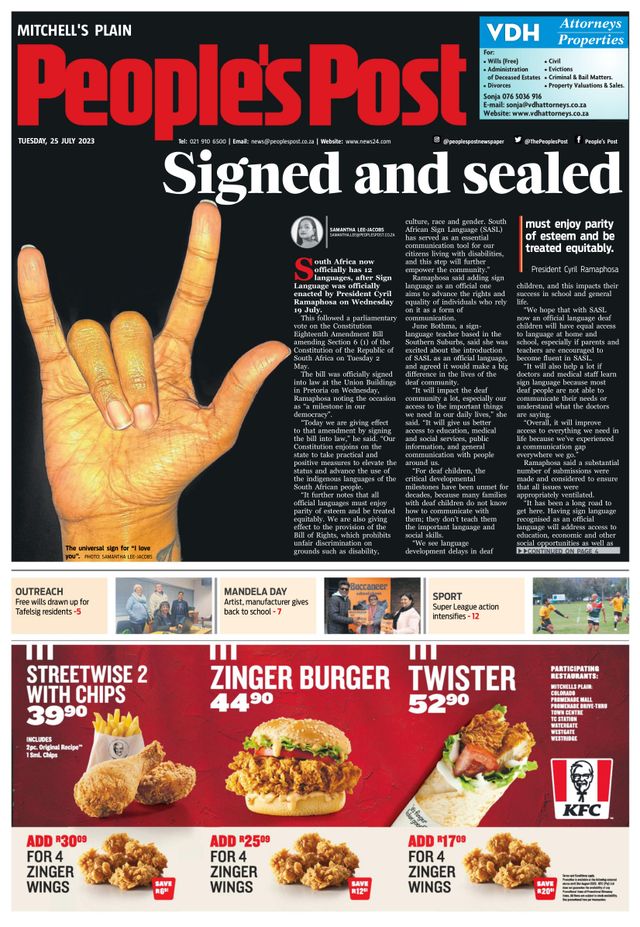 People’s Post Mitchells Plain