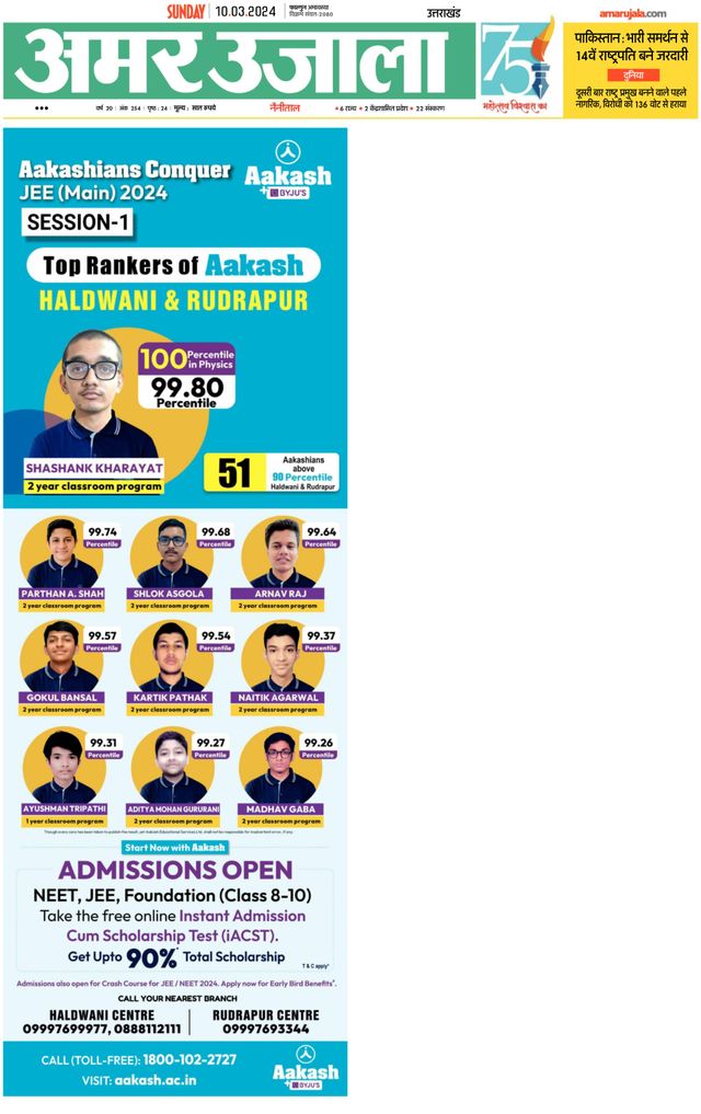 Amar Ujala Almora
