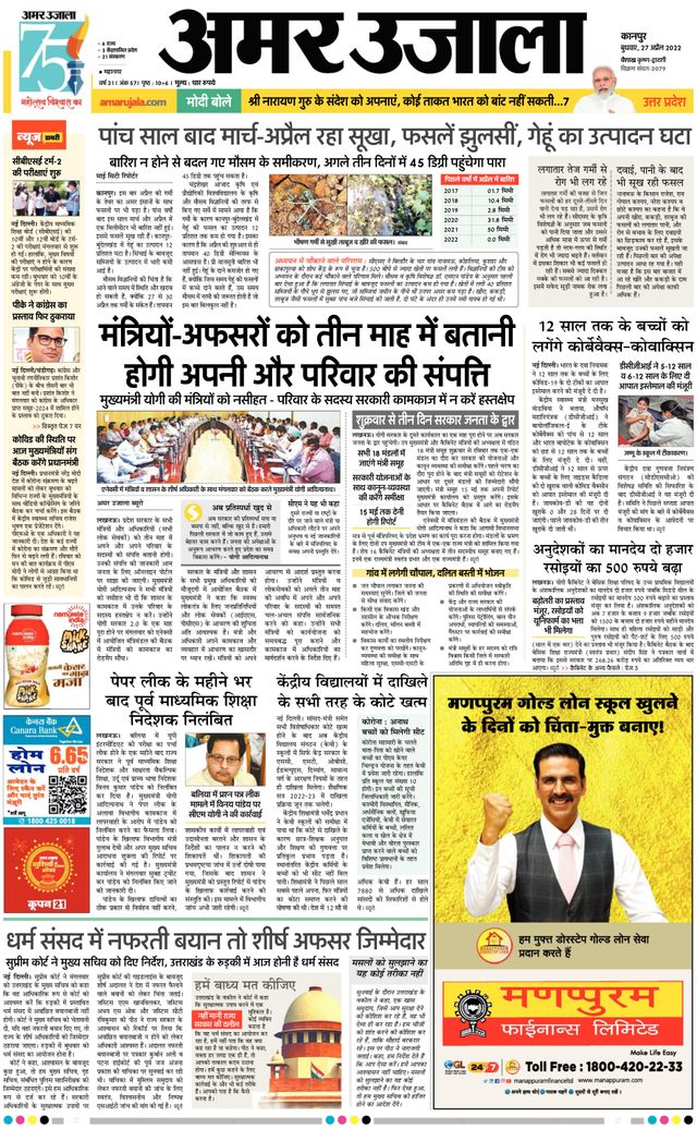 Amar Ujala Kanpur Ghatampur