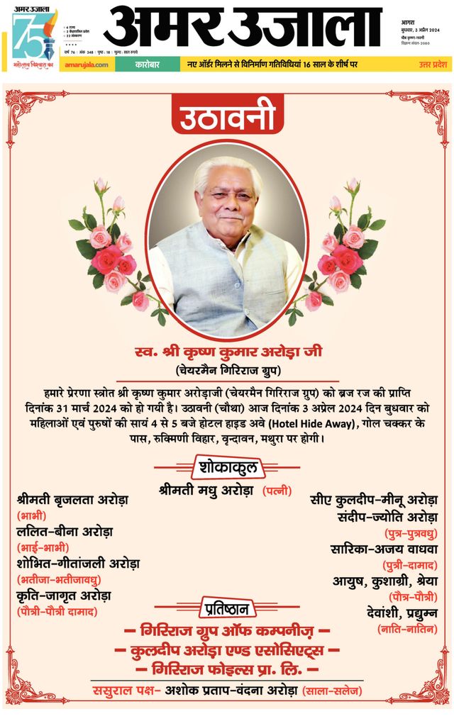 Amar Ujala Mathura