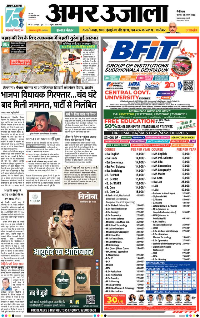 Amar Ujala Nainital