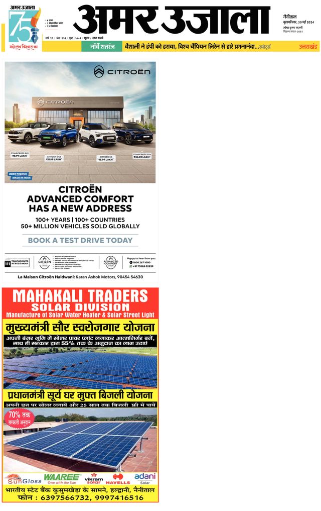Amar Ujala Nainital