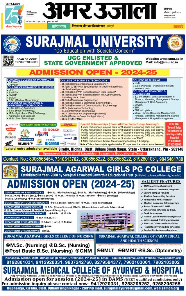 Amar Ujala Nainital