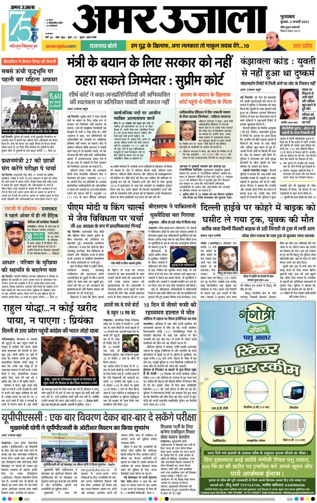 Amar Ujala Rampur UP