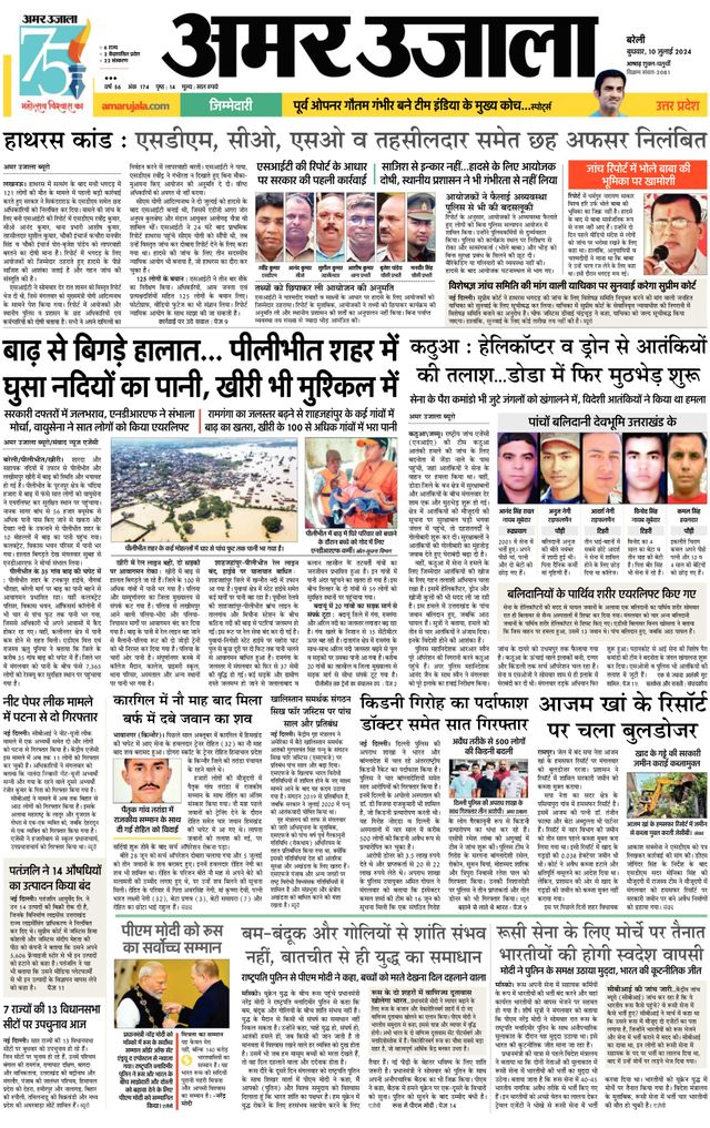 Amar Ujala Shahjahanpur