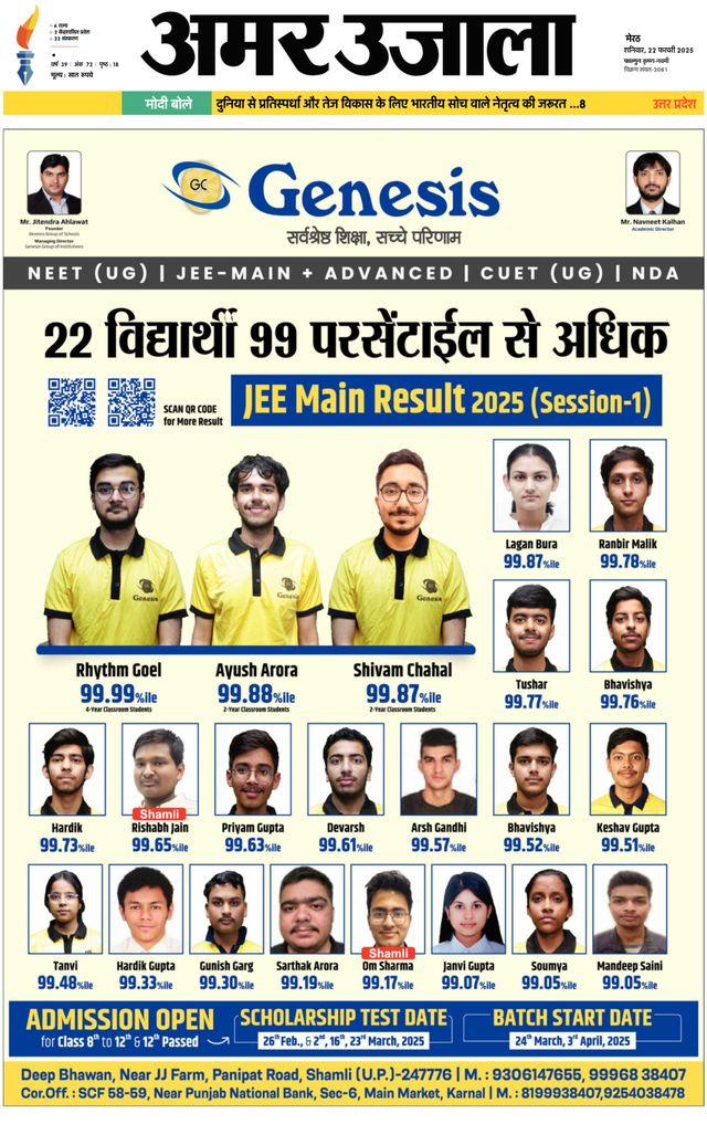 Amar Ujala Shamli / Muzaffarnagar Dehat