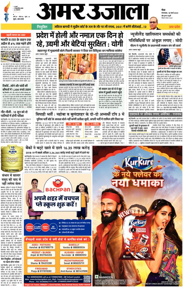 Amar Ujala Shamli / Muzaffarnagar Dehat