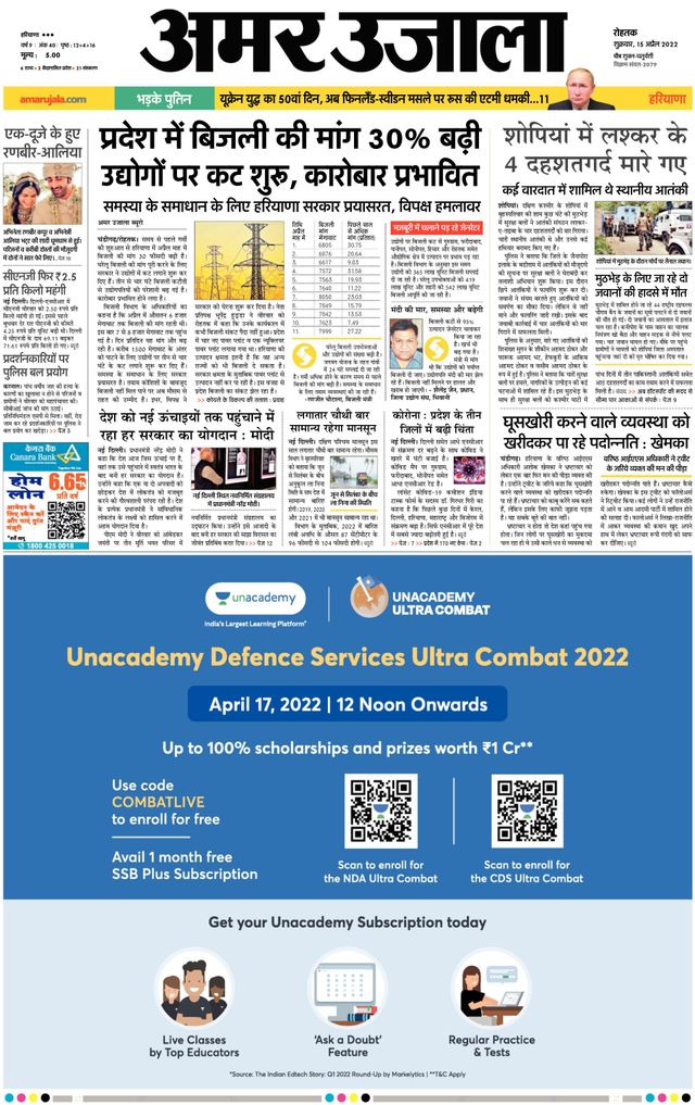 Amar Ujala Sonipat