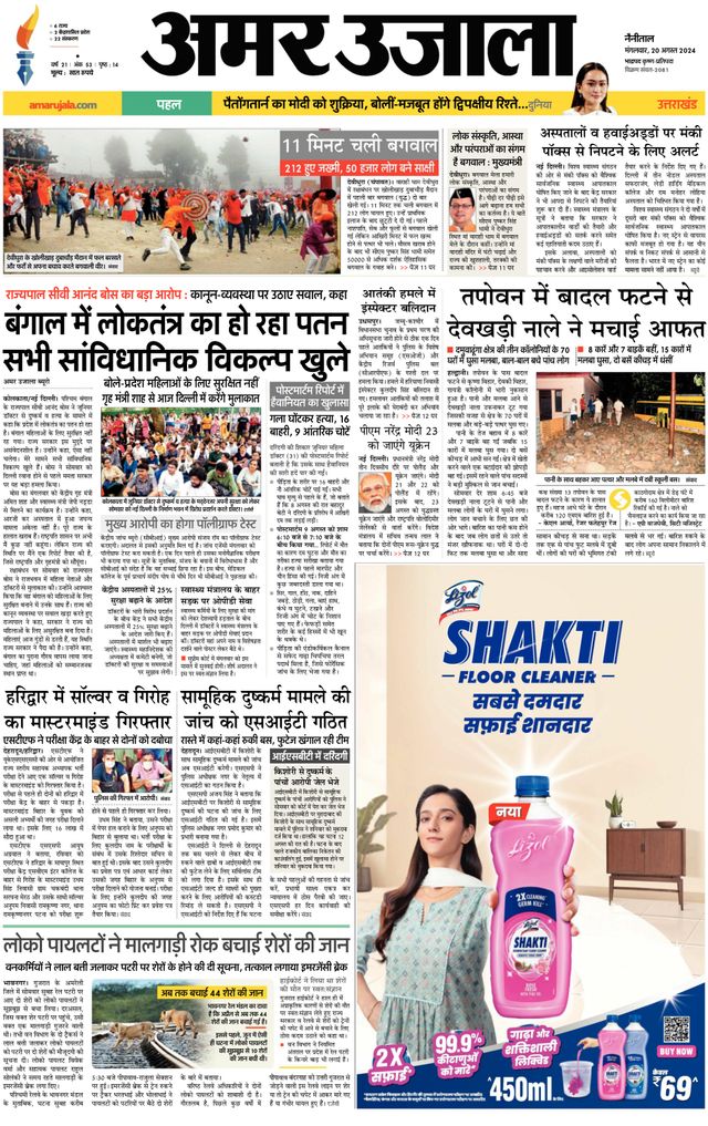 Amar Ujala Udhamsingh Nagar