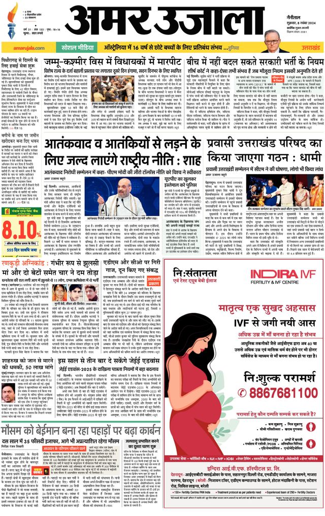 Amar Ujala Udhamsingh Nagar