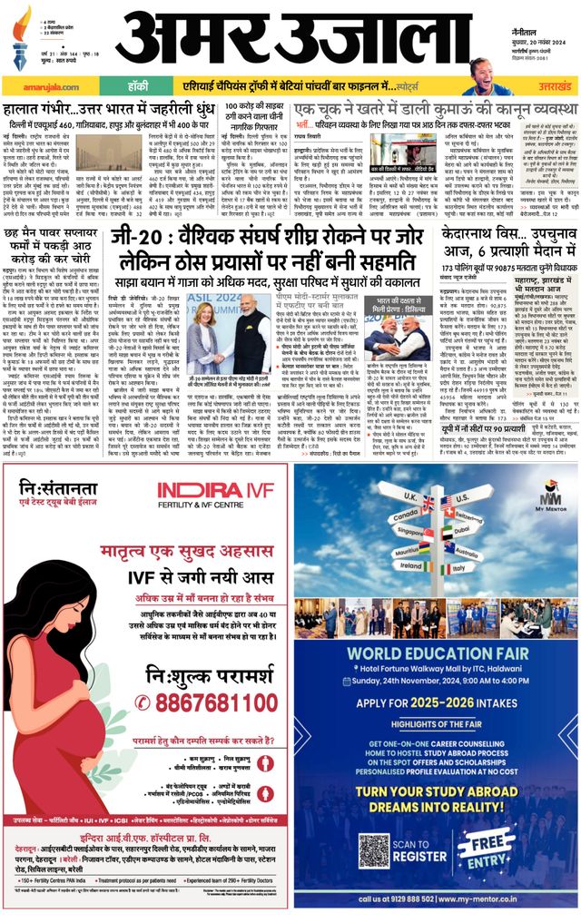 Amar Ujala Udhamsingh Nagar
