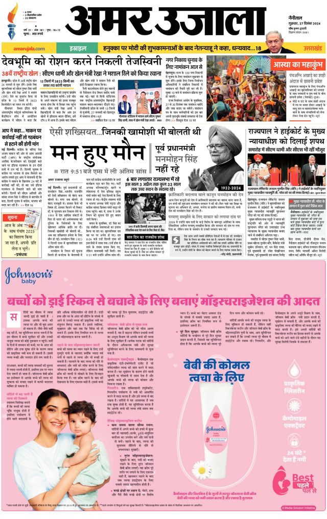 Amar Ujala Udhamsingh Nagar