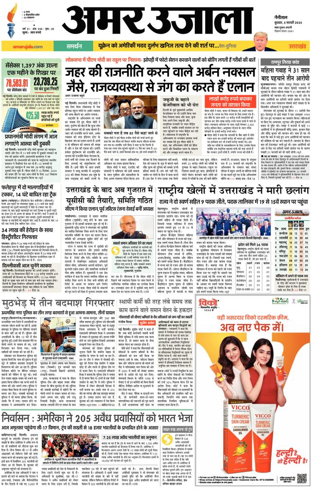 Amar Ujala Udhamsingh Nagar