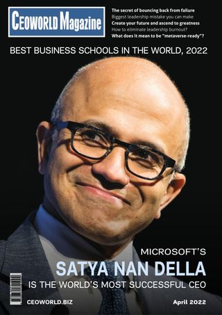 CEOWORLD magazine - April 2022 CEOWORLD magazine Cover - April 2022 Edition