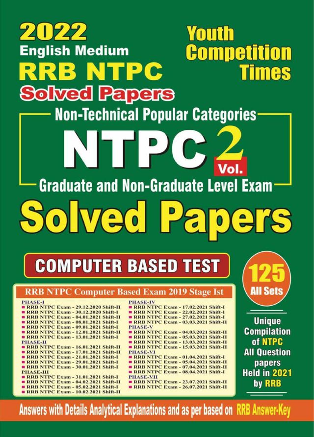 2022 RRB NTPC Vol-2