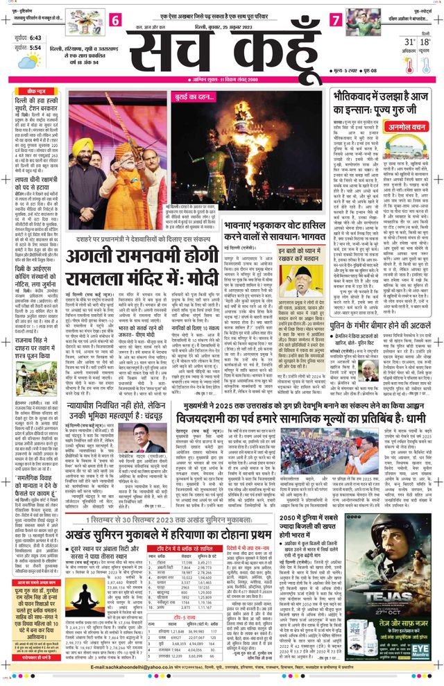 Sach Kahoon Delhi