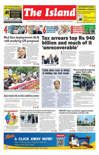The Island - June 12, 2025 The Island Cover - June 12, 2025 Edition