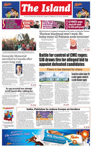 The Island - May 13, 2025 The Island Cover - May 13, 2025 Edition