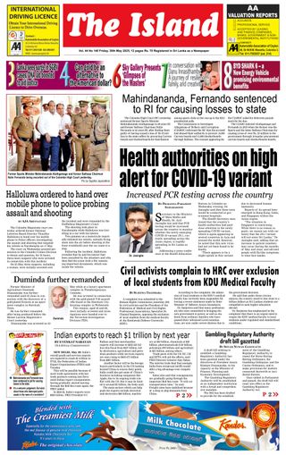 The Island  Cover - May 30, 2025 Edition