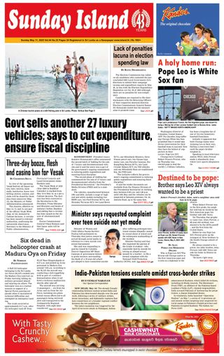 Sunday Island - May 11, 2025 Sunday Island Cover - May 11, 2025 Edition