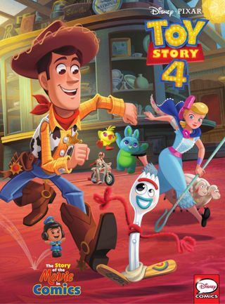 Toy Story 4 Graphic Novel - Story Book Toy Story 4 Graphic Novel Cover - Story Book Edition