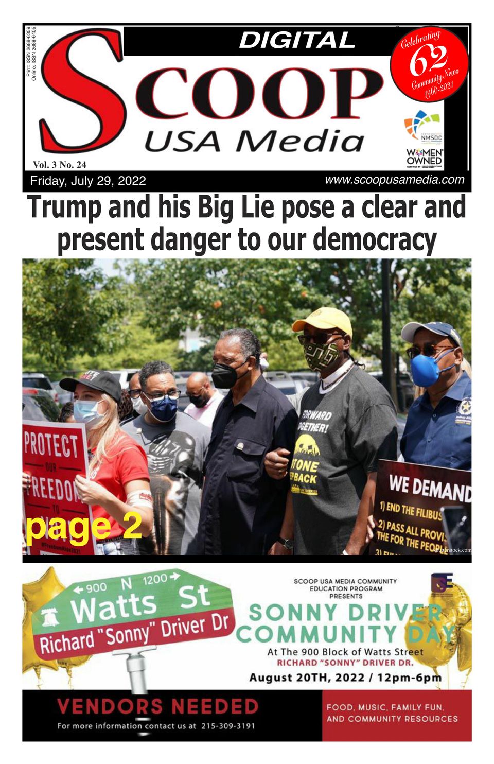 Scoop USA NewspaperJuly 29, 2022 Newspaper Get your Digital Subscription