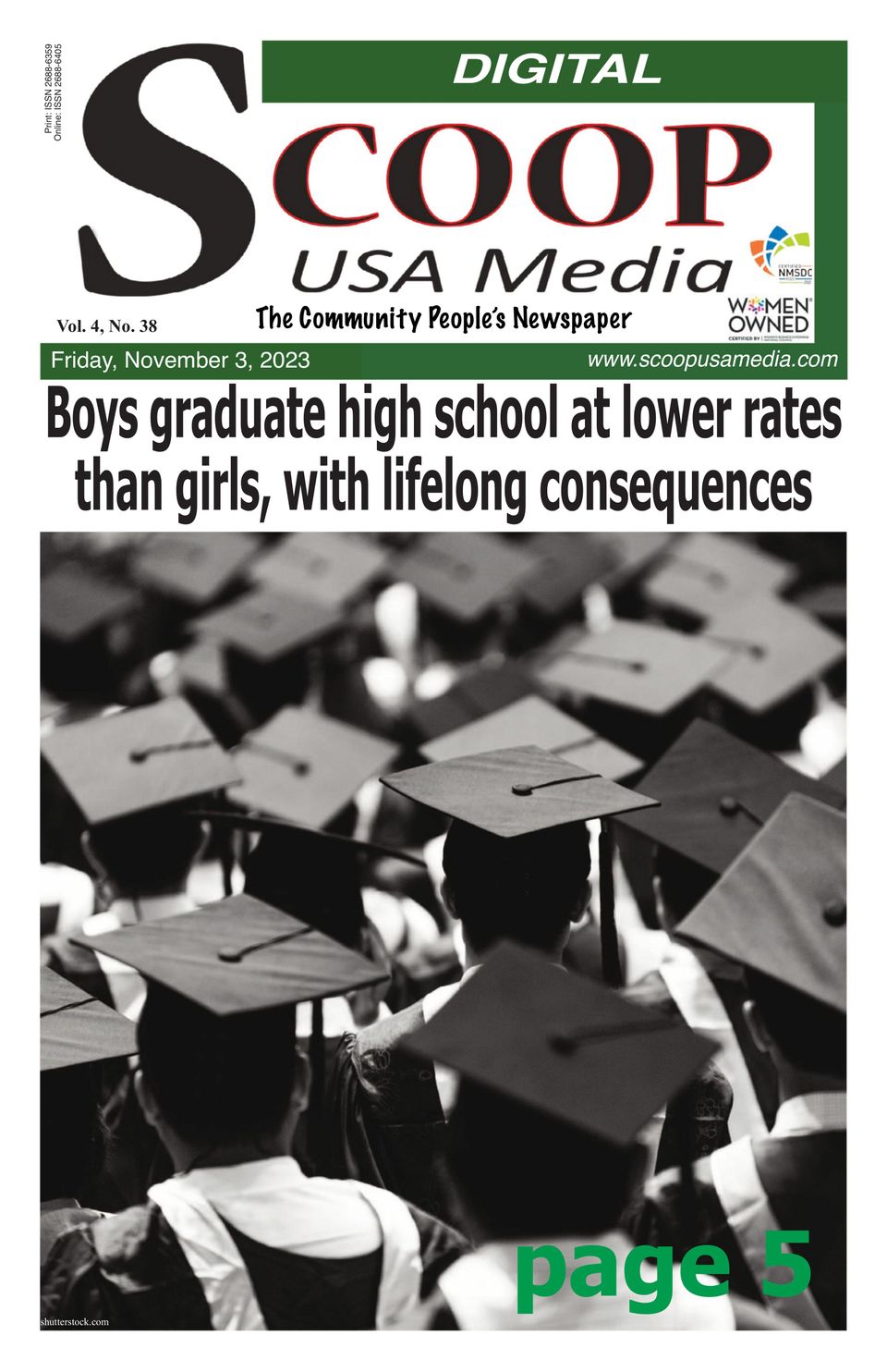 Scoop USA Newspaper-November 03, 2023 Newspaper