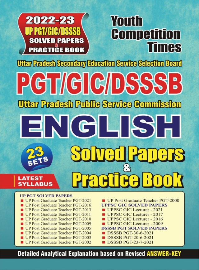 2022-23 PGT/GIC/DSSSB