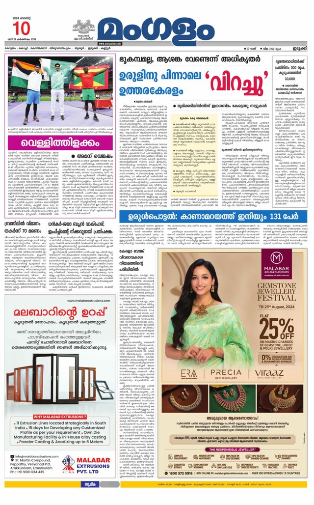 Mangalam Daily Idukki