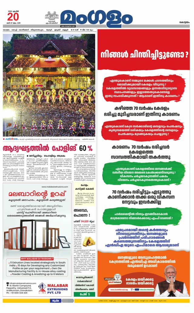 Mangalam Daily Alappuzha