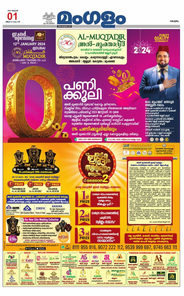 Mangalam Daily Pathanmthitta