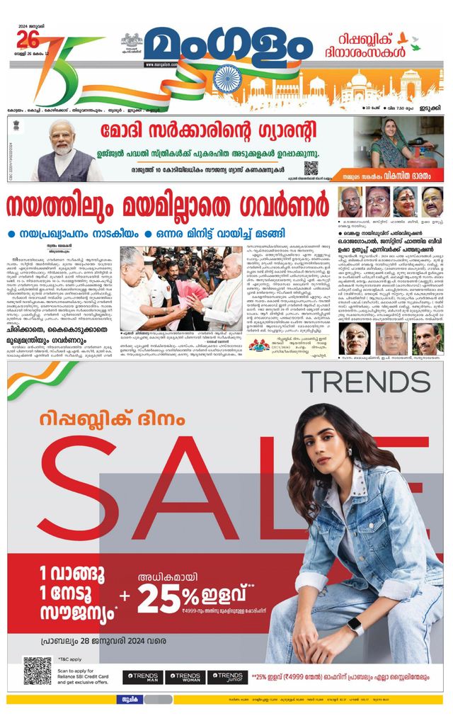 Mangalam Daily Pathanmthitta