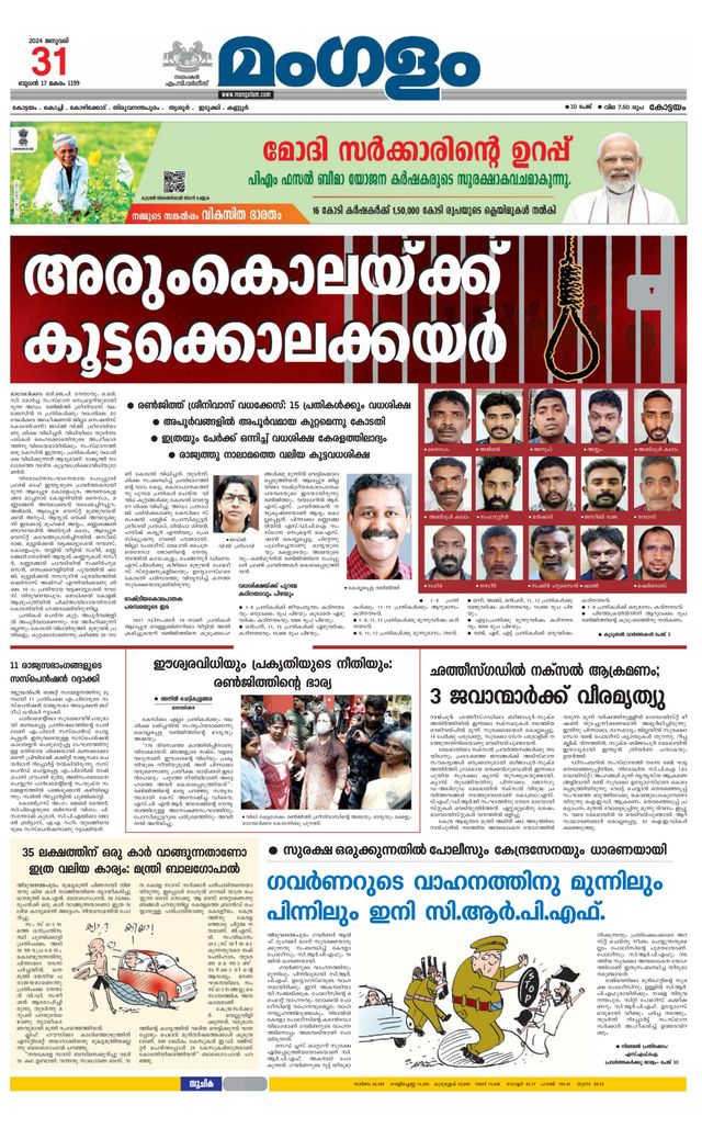 Mangalam Daily Pathanmthitta