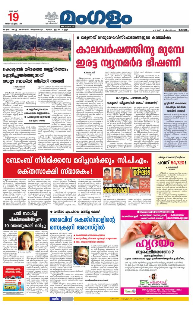 Mangalam Daily Pathanmthitta